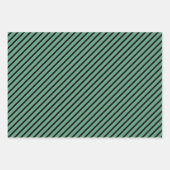 Chic Black Green Blauwgroen Blue Circles Art Patro Inpakpapier Vel (Voorkant 3)