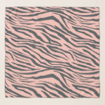 Chic Black Pastel Pink Zebra Pattern Sjaal<br><div class="desc">Een chiffonsjaal met een stijlvol zwart en pastelroze zebrapatroon. Elegant en modieus design. Exclusief voor u ontworpen door Happy Dolphin Studio. Neem contact met ons op via happydolphinstudio@outlook.com als je hulp of overeenkomende producten nodig hebt.</div>