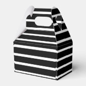 Chic Black Personalized Weddenbox Bedankdoosjes (Achterkant)
