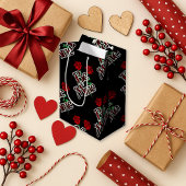 Chic Black Red Rose Be Mine Medium Cadeauzakje