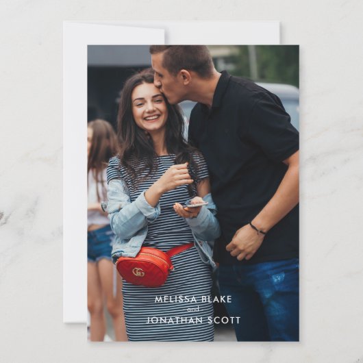 Chic Black & Red Rose Sjabloon Uitnodiging (Achterkant)