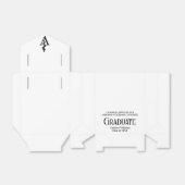 Chic Black Veterinaire School Afstudeerfeest Bedankdoosjes (Uitgevouwen)