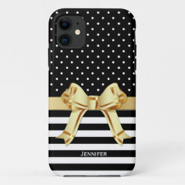 Chic Black & White Pattern Case-Mate iPhone Case