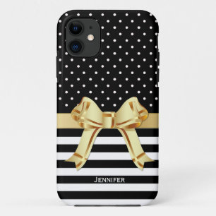 Chic Black & White Pattern Case-Mate iPhone Case