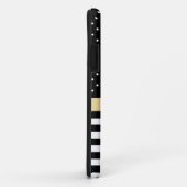 Chic Black & White Pattern Case-Mate iPhone Case (Achterkant/rechts)