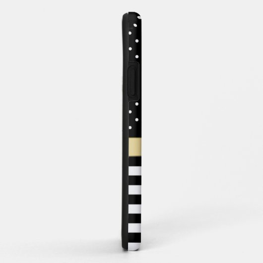 Chic Black & White Pattern Case-Mate iPhone Case (Achterkant/rechts)