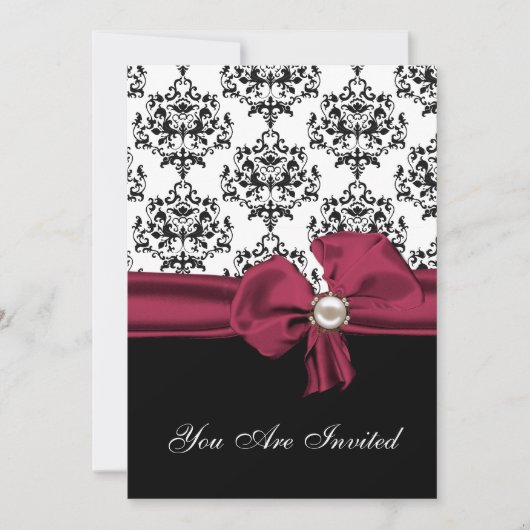 Chic Black & White Rehearsal Dinner Invitation Kaart (Voorkant)