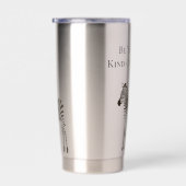 Chic Black White Zebra's Geïsoleerde Drinkbeker (Rechts)