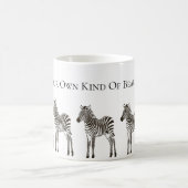 Chic Black White Zebra's Mok (Center)