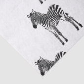Chic Black White Zebra's Tissuepapier (Detail)