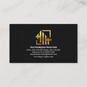 Chic Black Wire Mesh Women Contractor Handyman Visitekaartje (Achterkant)