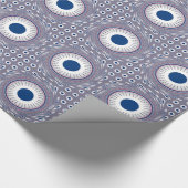 Chic-blauw Cadeaupapier (Hoek)