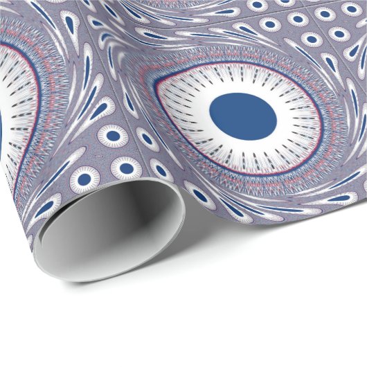 Chic-blauw Cadeaupapier (Rol Hoek)