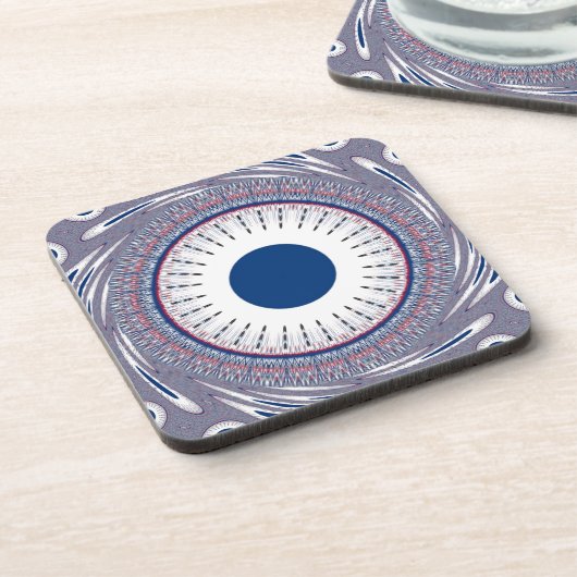 Chic-blauw Onderzetter (Linkerzijde)