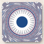 Chic-blauw Onderzetter (Voorkant)