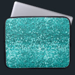 Chic Blauwgroen Aqua Turquoise Glitter Sparkle Laptop Sleeve<br><div class="desc">Chic Blauwgroen Aqua Turquoise Glitter Sparkle Luxury Glam Laptop Sleeve,  met vettige,  handige,  faux turquoise blauwgroen glitter. Neem contact met ons op via cedarandstring@gmail.com als u hulp nodig hebt bij het ontwerp of om informatie te vragen over overeenkomende producten.</div>