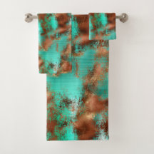 Chic Blauwgroen Copper Boho