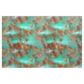 Chic Blauwgroen Copper Boho Stof (Fat Quarter)