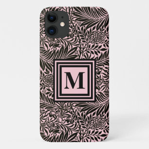 Chic Bleek Roze Monogram flespatroon Case-Mate iPhone Case