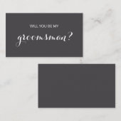 Chic bloeien | Word jij mijn bruidegom? Informatiekaartje (Voorkant / Achterkant)