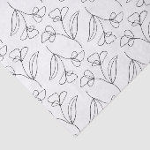 Chic bloemetjes tissuepapier (Detail)