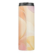Chic Bloemige Aquarel Thermosbeker (Achterkant)