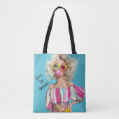 chic blond "Ditch the Ordinary" Tote Bag (Voorkant)