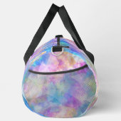 Chic blue aqua unicorn dripping glitter monogram plunjezak (Rechts)