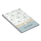 Chic Blue Bells Wedding Guest-laptop Notitieboek (Rechterzijde)