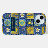 Chic Blue blauwgroen Siciliaanse citrus Mediterraa Case-Mate iPhone Case (Achterkant (horizontaal))