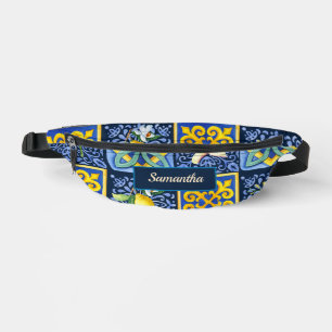 Chic Blue blauwgroen Siciliaanse citrus Mediterraa Heuptasje
