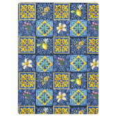 Chic Blue blauwgroen Siciliaanse citrus Mediterraa Klembord (Achterkant)