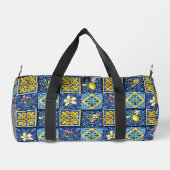 Chic Blue blauwgroen Siciliaanse citrus Mediterraa Plunjezak (Achterkant)