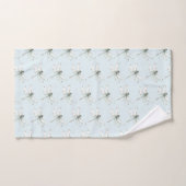 Chic Blue Dragonflies Dream Bad Handdoek (Handdoek)