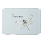 Chic Blue Dragonflies Dream Badmat (Voorkant)