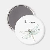 Chic Blue Dragonflies Dream Magneet (Voorkant / Achterkant)