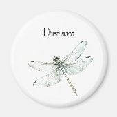 Chic Blue Dragonflies Dream Magneet (Voorkant)