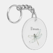 Chic Blue Dragonflies Dream Sleutelhanger (Voorkant Links)