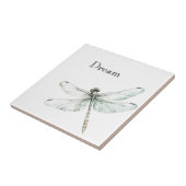 Chic Blue Dragonflies Dream Tegeltje (Zijkant)