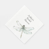 Chic Blue Dragonflies Vrijgezellenfeest Servet (Hoek)