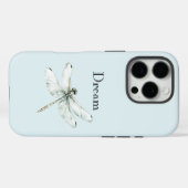 Chic Blue Dragonfly Dream Case-Mate iPhone Case (Achterkant (horizontaal))