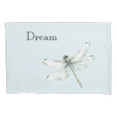 Chic Blue Dragonfly Dream Kussensloop (Voorkant)