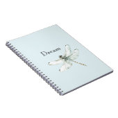 Chic Blue Dragonfly Dream Notitieboek (Rechterzijde)