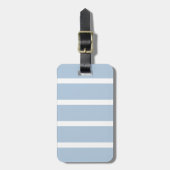 Chic Blue en White Stripes! Bagagelabel (Voorkant verticaal)