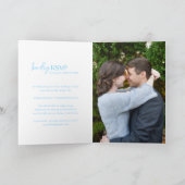 Chic Blue foto Moderne bruiloft (Binnen)