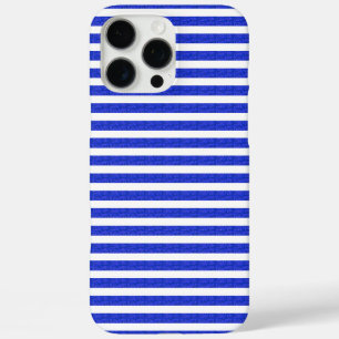 Chic Blue Geometrische Popcorn Anime iPhone 16 Pro Max Hoesje