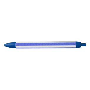Chic Blue geometrische strepen Blauwe Inkt Pen