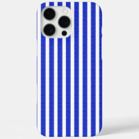 Chic Blue geometrische strepen