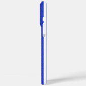 Chic Blue geometrische strepen Case-Mate iPhone Case (Achterkant / Links)