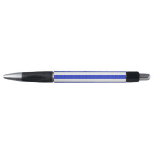 Chic Blue geometrische strepen Pen